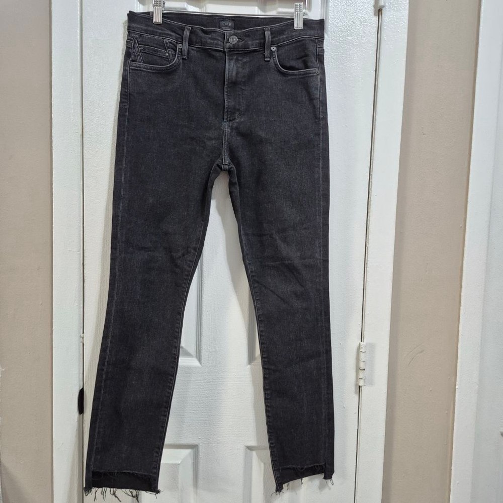 Women's Citizens of Humanity Black Straight Leg Jeans Size 30